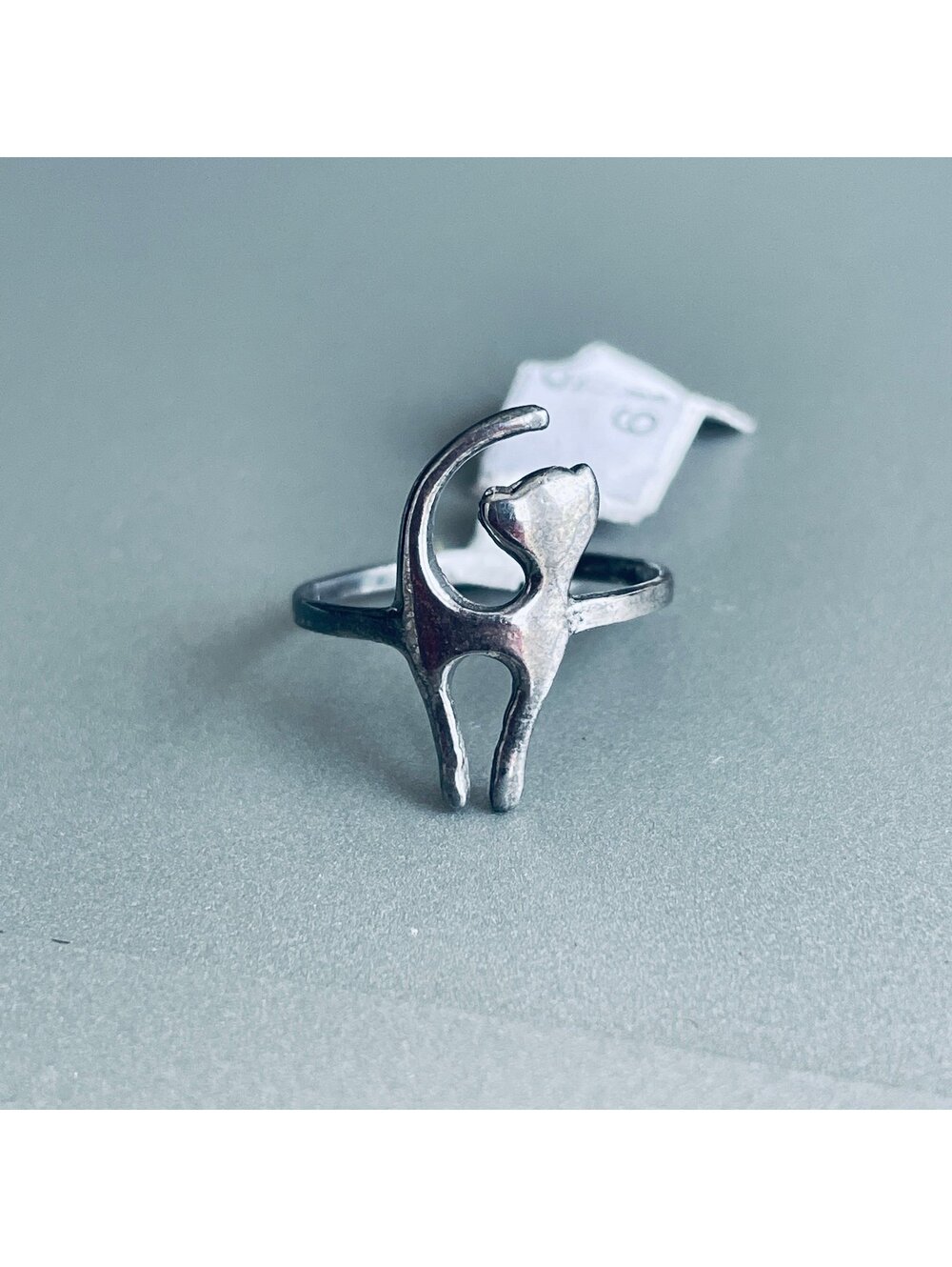Kitty Cat Sterling Silver Ring Available in Sizes 6, 7, 8, 9, 10